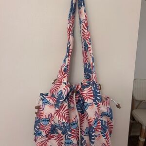 Lilo and Stitch Stylish Pink and Blue Tote Bag